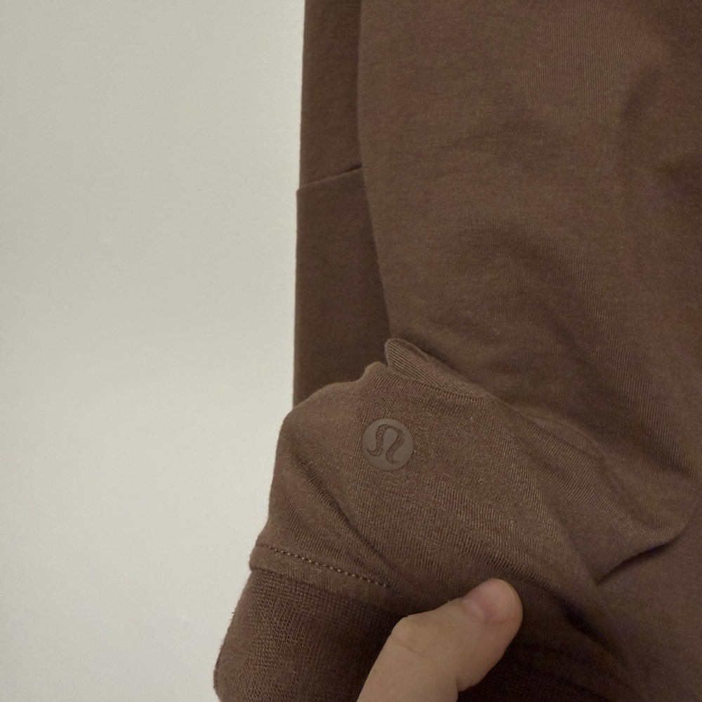 Lululemon‎ City Sweat Pullover Hoodie Sweatshirt in Brown Size XS - Picture 5 of 8